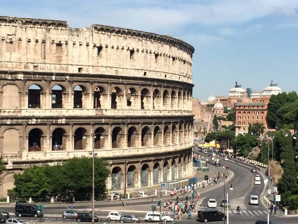 Le Colisée de Rome circulatique