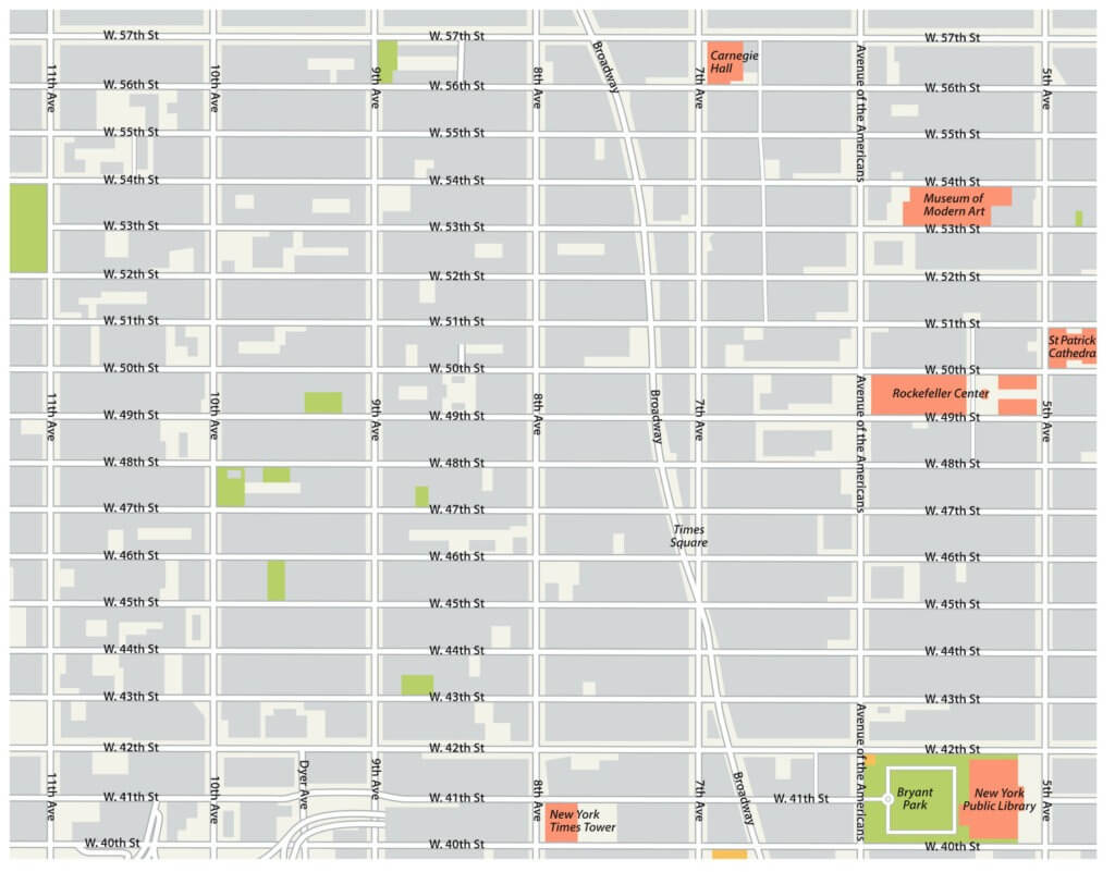 Circulatique plan de New York