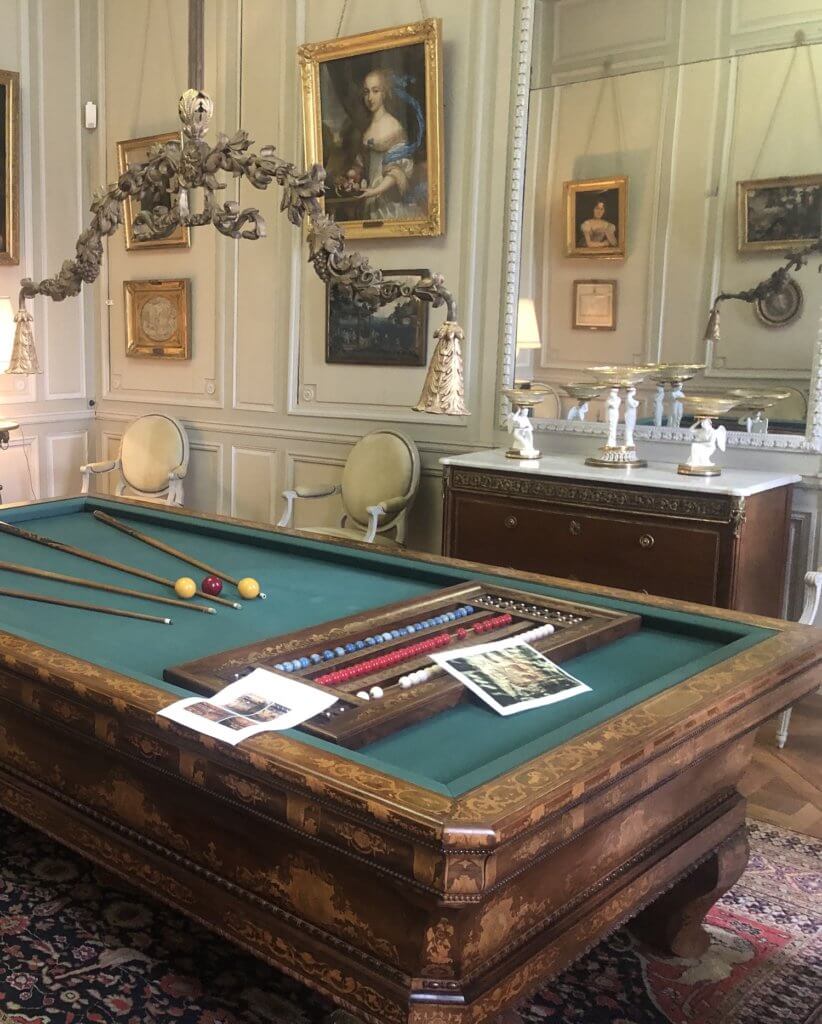 Billard du château de La Motte Tilly