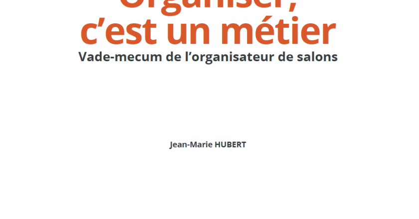 Organiser c'est un métier